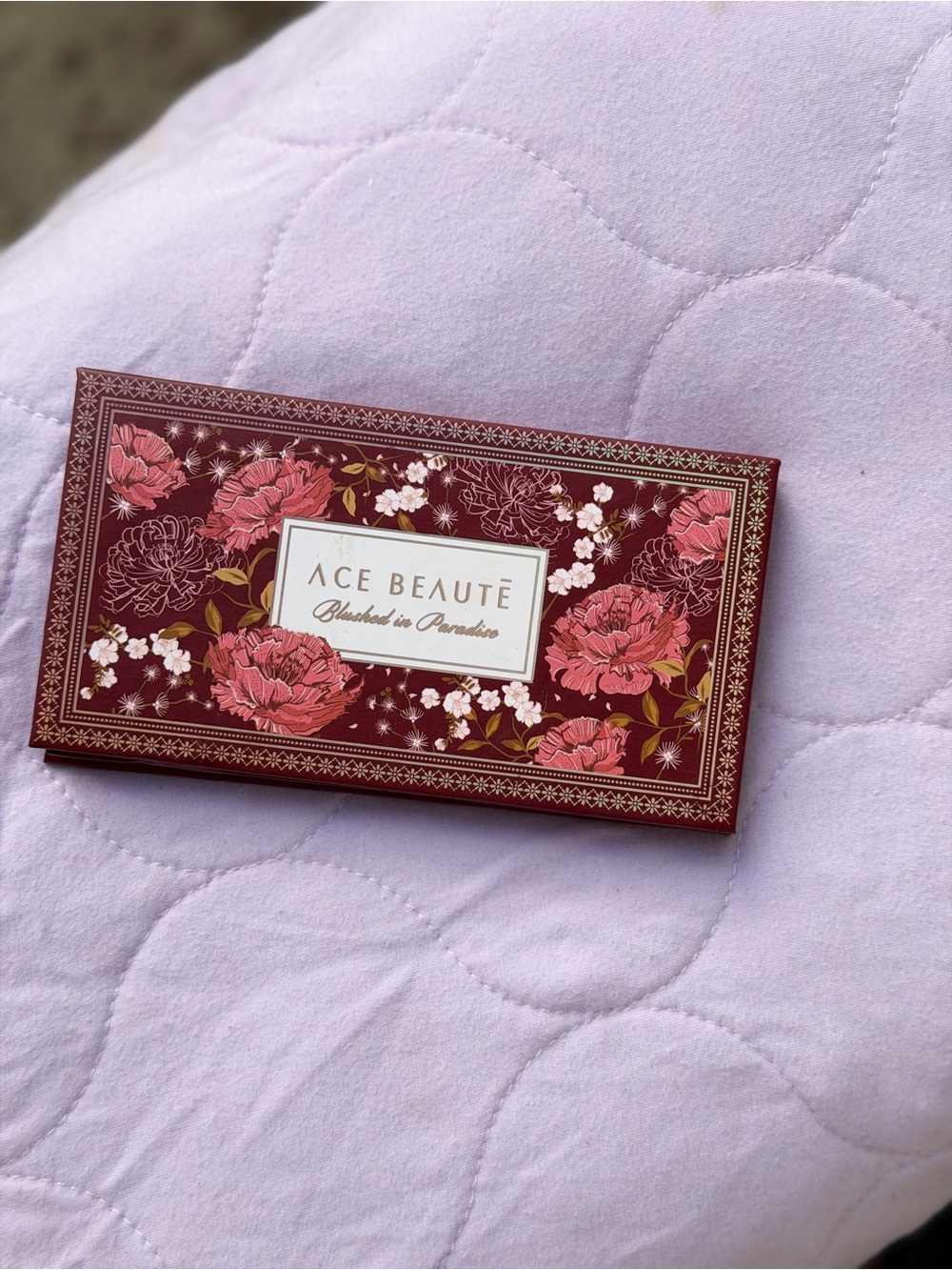 Ace Beauté Blushed in Paradise Eyeshadow Palette - Rose & Burgundy